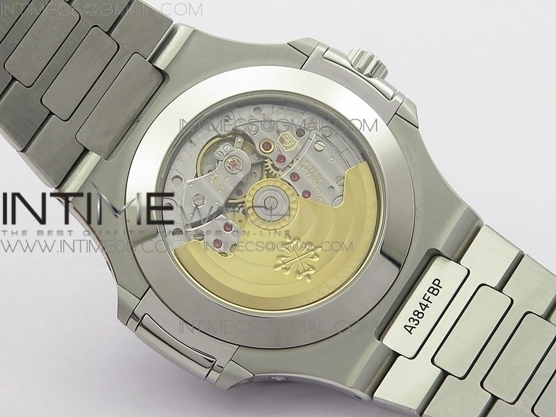 NAUTILUS 5726 SS GRF 1:1 BEST EDITION WHITE DIAL WORKING ANNUAL CALENDARON SS BRACELET A.324 V2